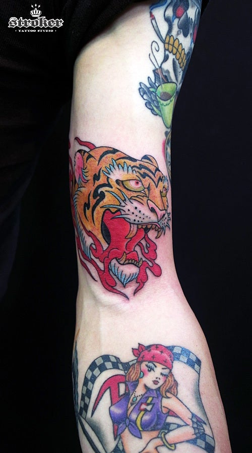 虎、タイガー、珍トラ^^。。。 | ストローカータトゥー横浜の舞台裏