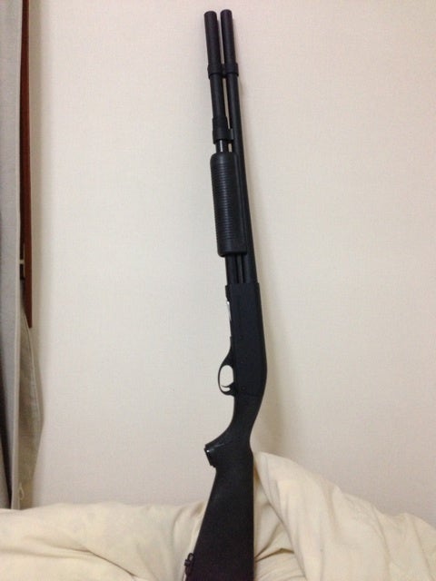 マルゼン M870 ライブカートショットガンにG&P CA M870 メタルロング