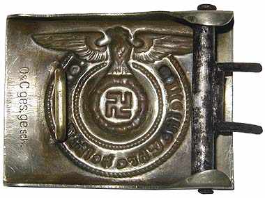 SSの下士官兵用バックル