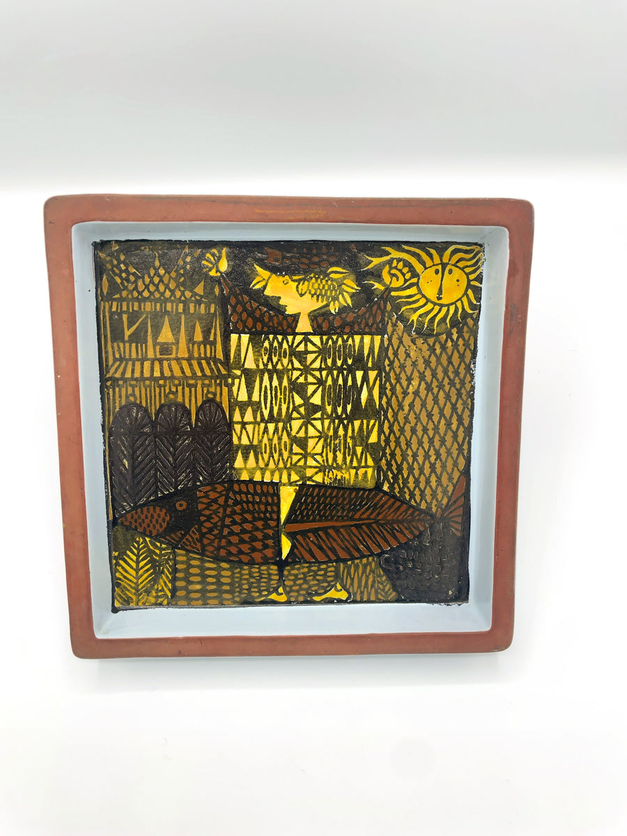 北欧 ヴィンテージ スティグ・リンドベリ プレート グスタフスベリ