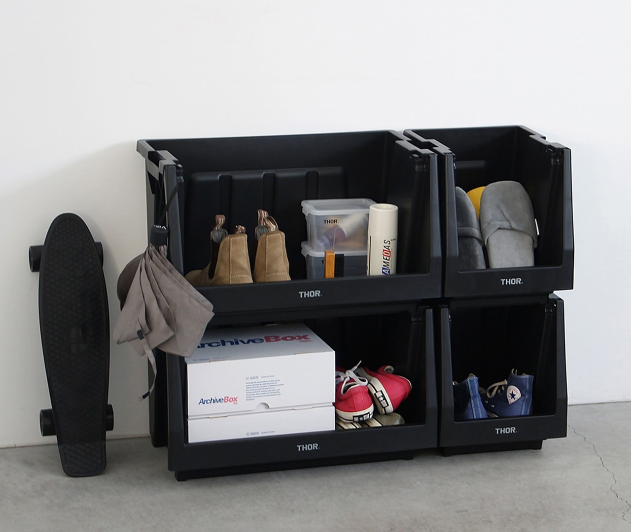 THOR ( ソー ) スタッキング シェルフコンテナー | 50L | 20L | 前開き
