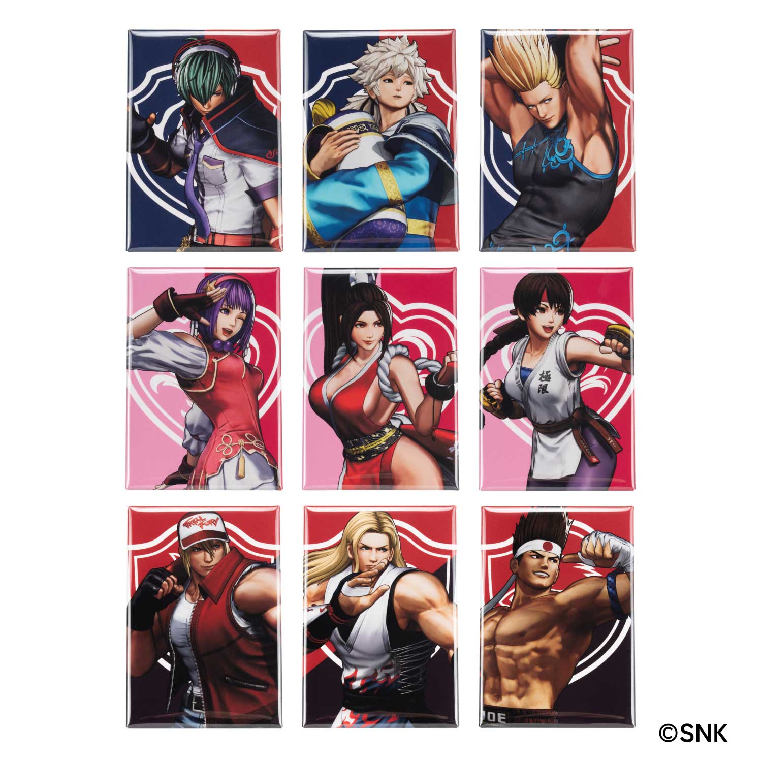 全9種】KOF トレーディングスクエアマグネット Aボックス – GRAPHT