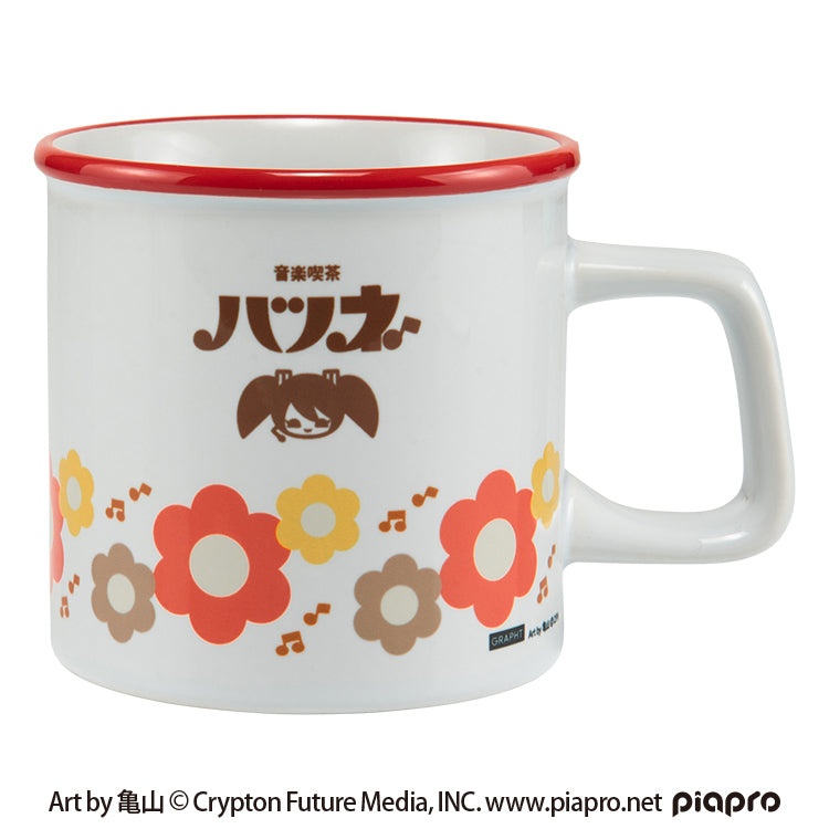 初音ミク マグカップ (初音ミク Art by 亀山 カフェ) – GRAPHT