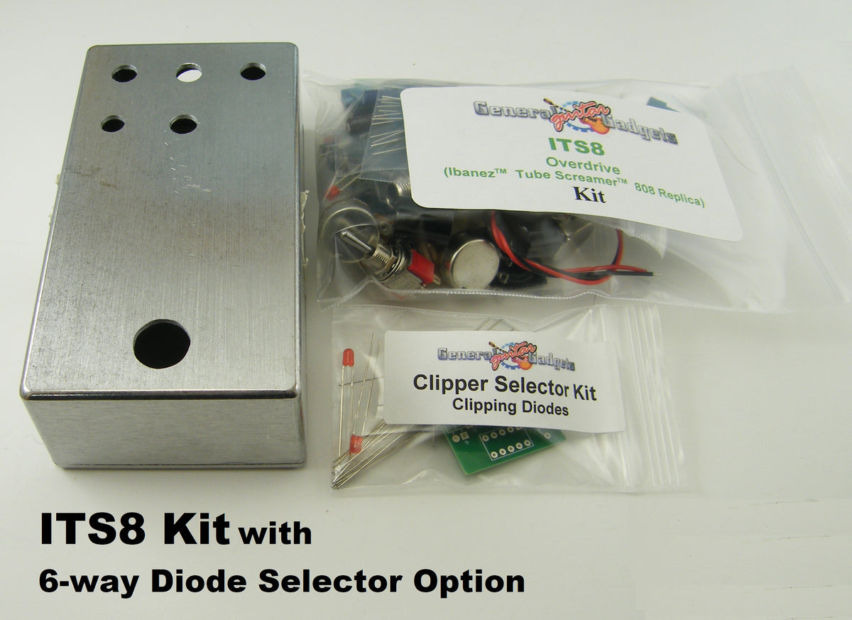 IBANEZ TUBE SCREAMER (TS-808) REPLICA COMPLETE KIT WITH DIODE