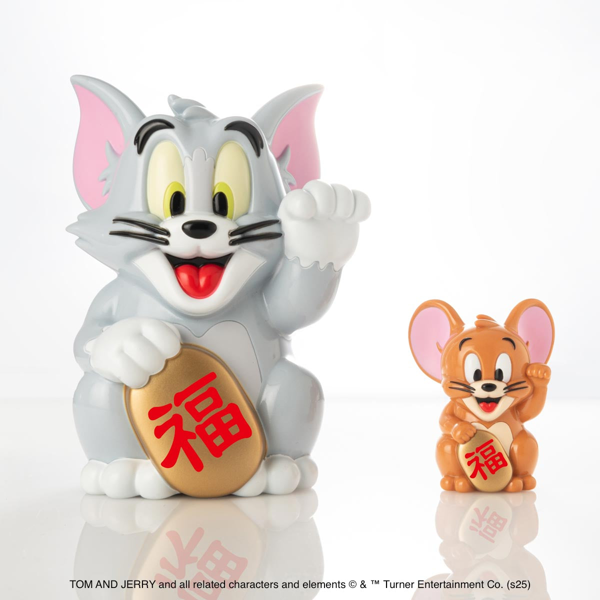 数量限定】HKDSTOY×ゴッコ堂 トムとジェリー OMAMORIソフビ [トムと