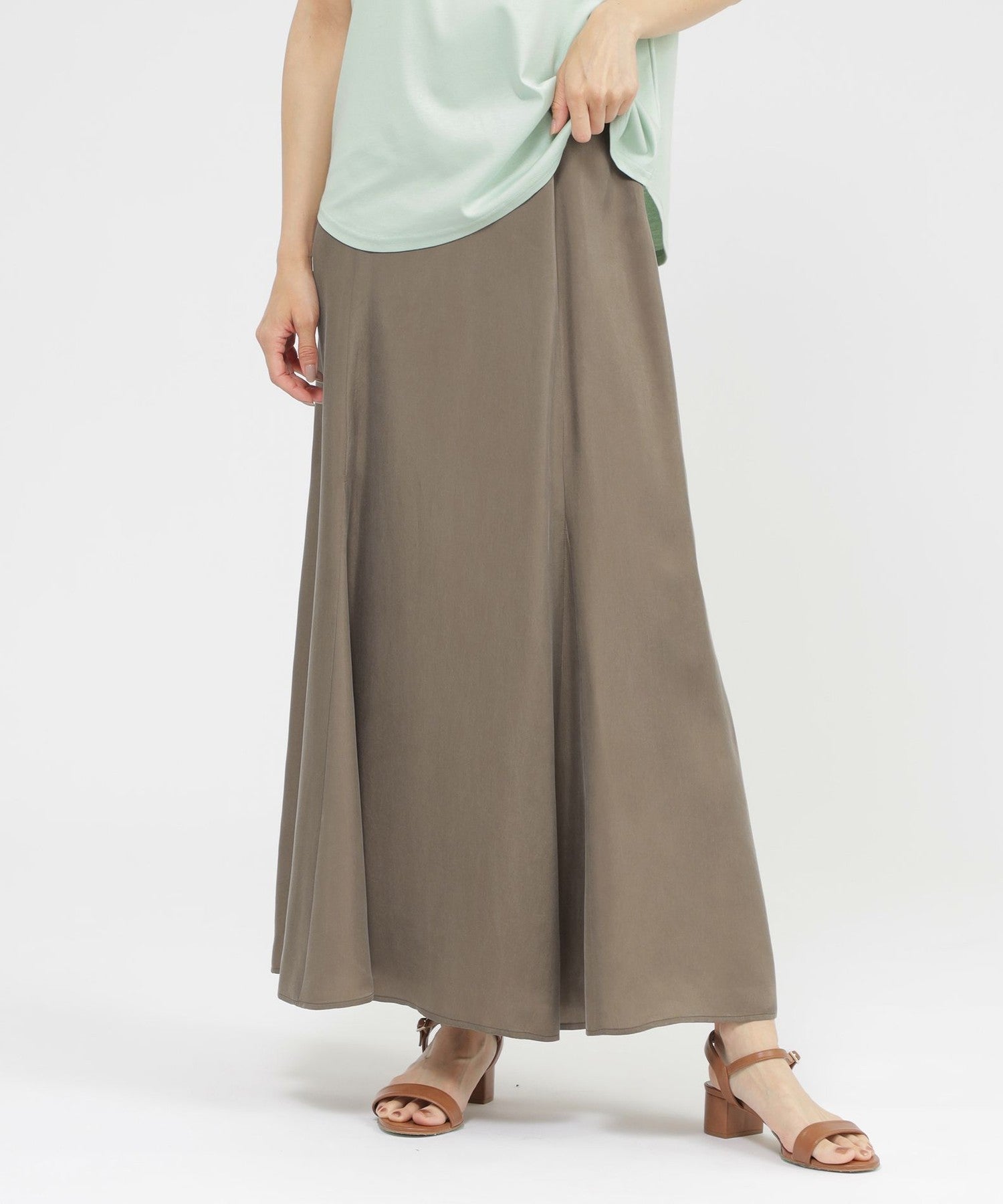 カタログ掲載品】ライトキュプラマーメイドスカート(スカート)｜EVEX