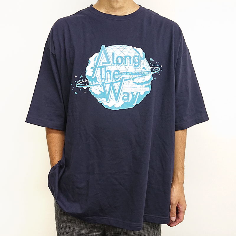 Eve UCロゴ スポーツTシャツ ネイビー L QB 1/4スリーブフットボールT