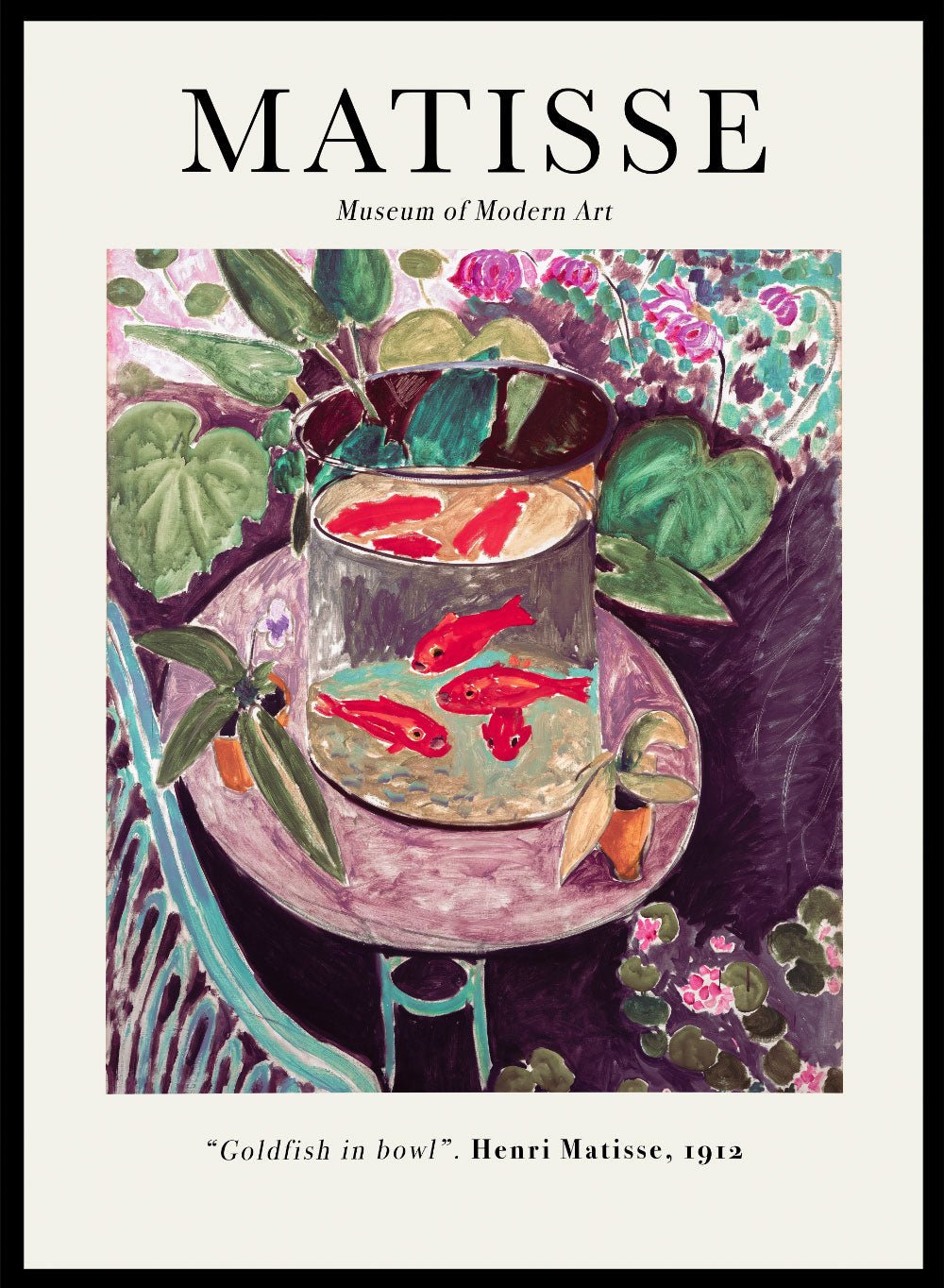 Henri Matisse Goldfish in Bowl 1912 Print | Vintage Exhibition