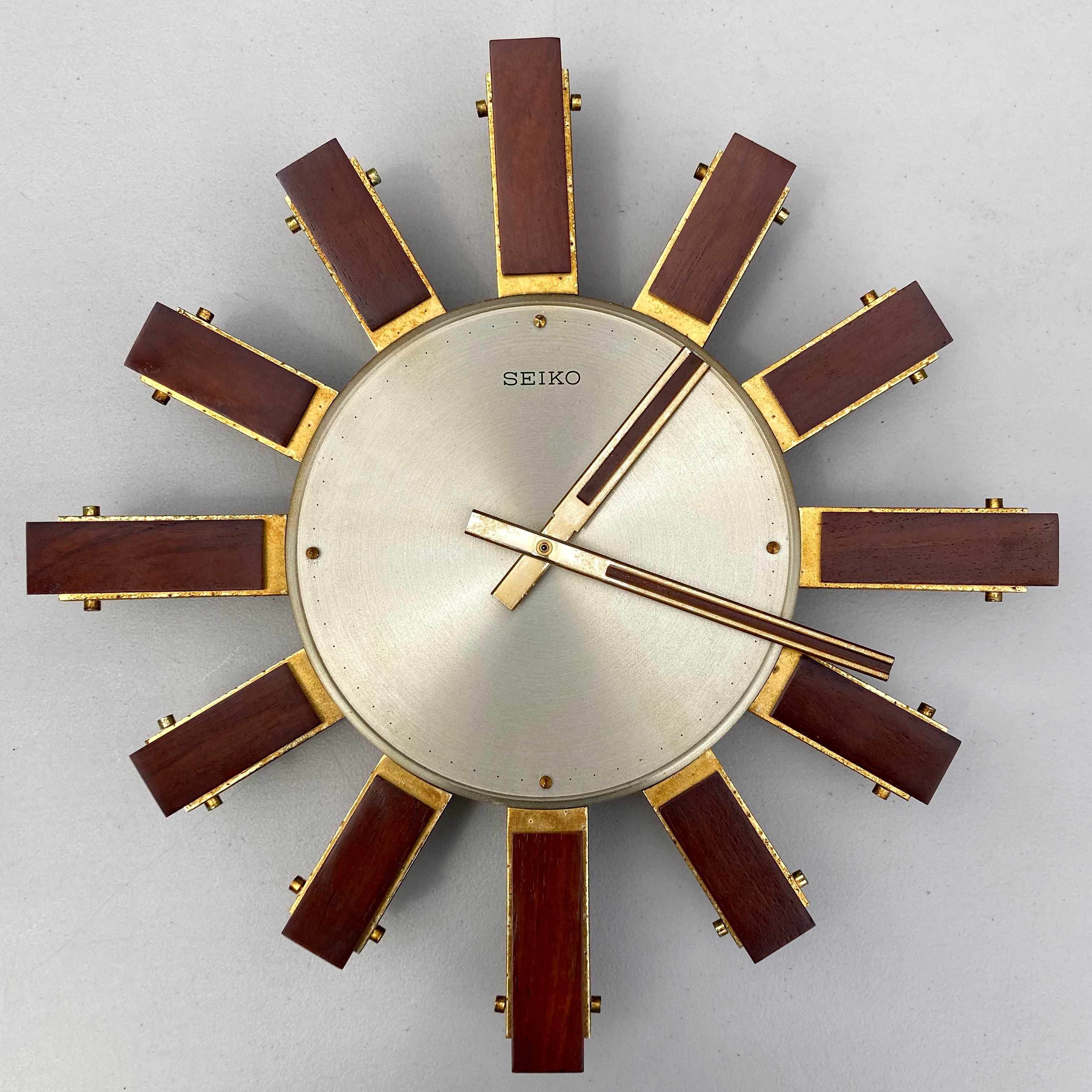 ジャパンヴィンテージ ビンテージ ミッドセンチュリー 掛け時計 サン