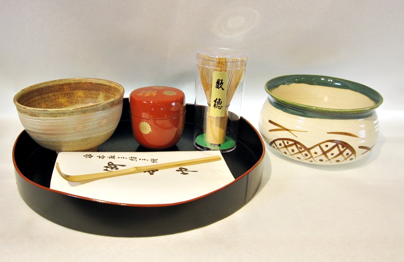 山道盆セット お茶のたて方付き