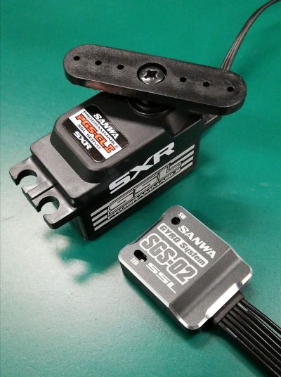 SANWA CLII SGS-02 セット SANWA SGS-02 ジャイロ サーボSGS-CLⅡの