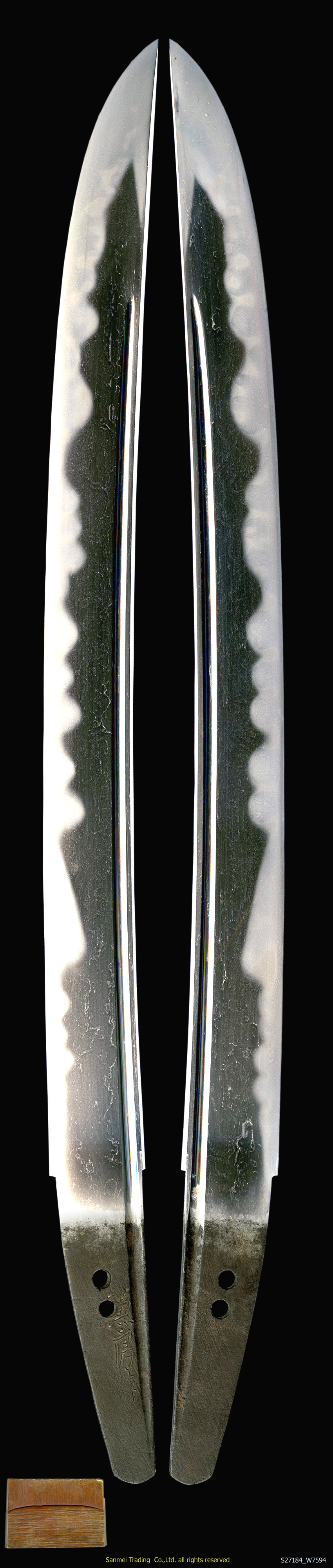 脇指 銘 兼房作 附）色々印籠刻塗鞘小さ刀拵