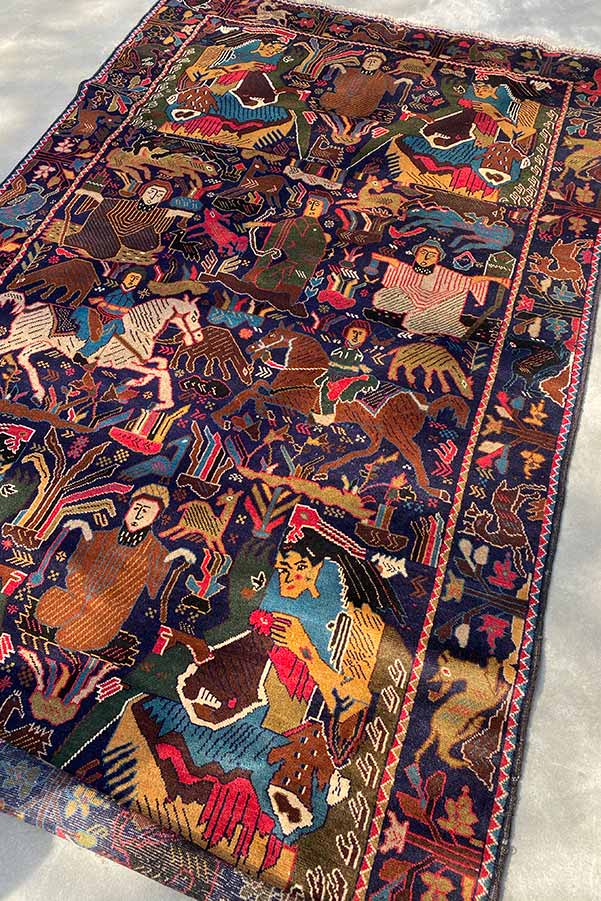 トライバルラグ 約189cm x 305cm｜SATHI RUGS