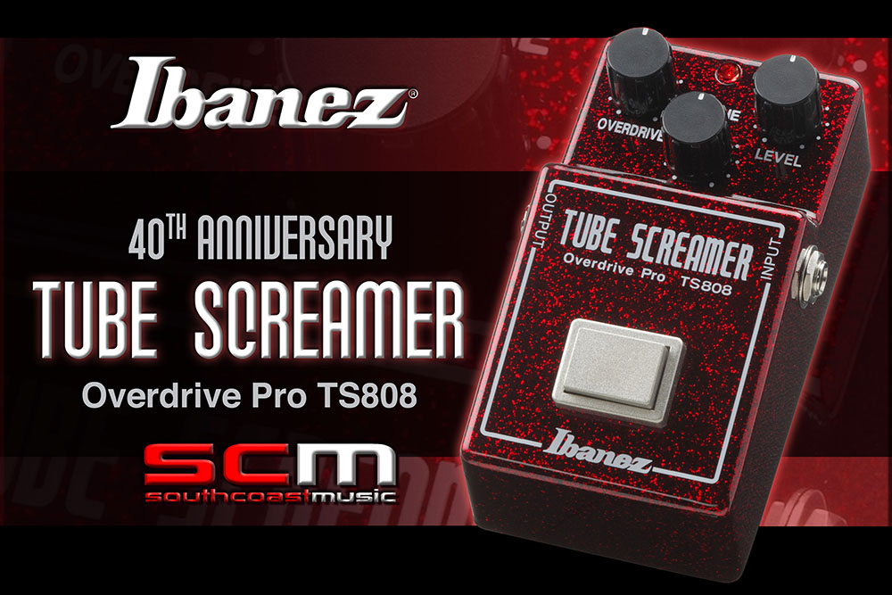 TS80840TH Ibanez 40th Anniversary TS808 Tubescreamer Overdrive
