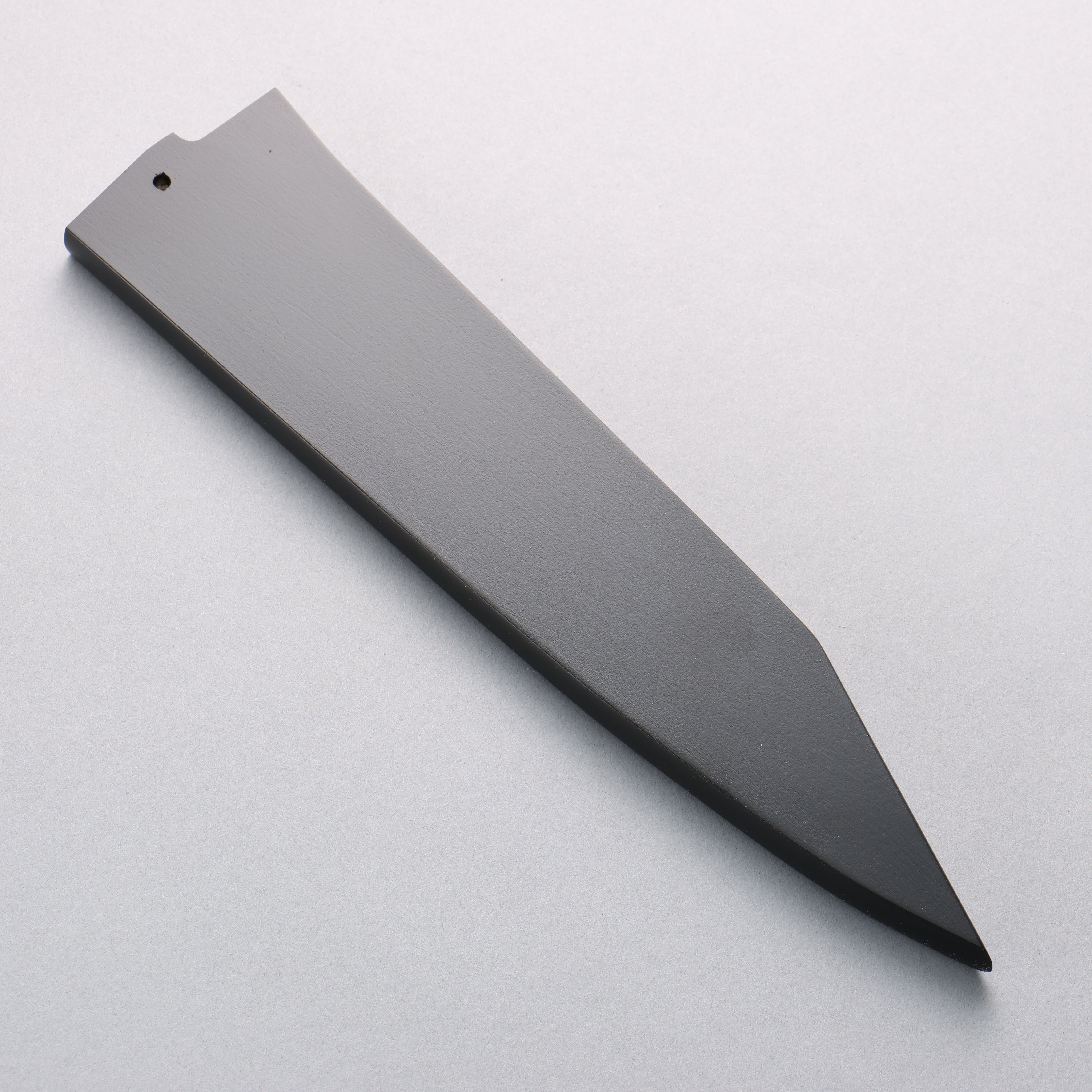 黒崎優包丁用 黒 朴 鞘 240mm 切付牛刀包丁用 プラスチックピン付き
