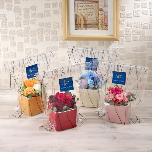 プリザーブド&アーティフィシャルアレンジメント「フラワーキューブ