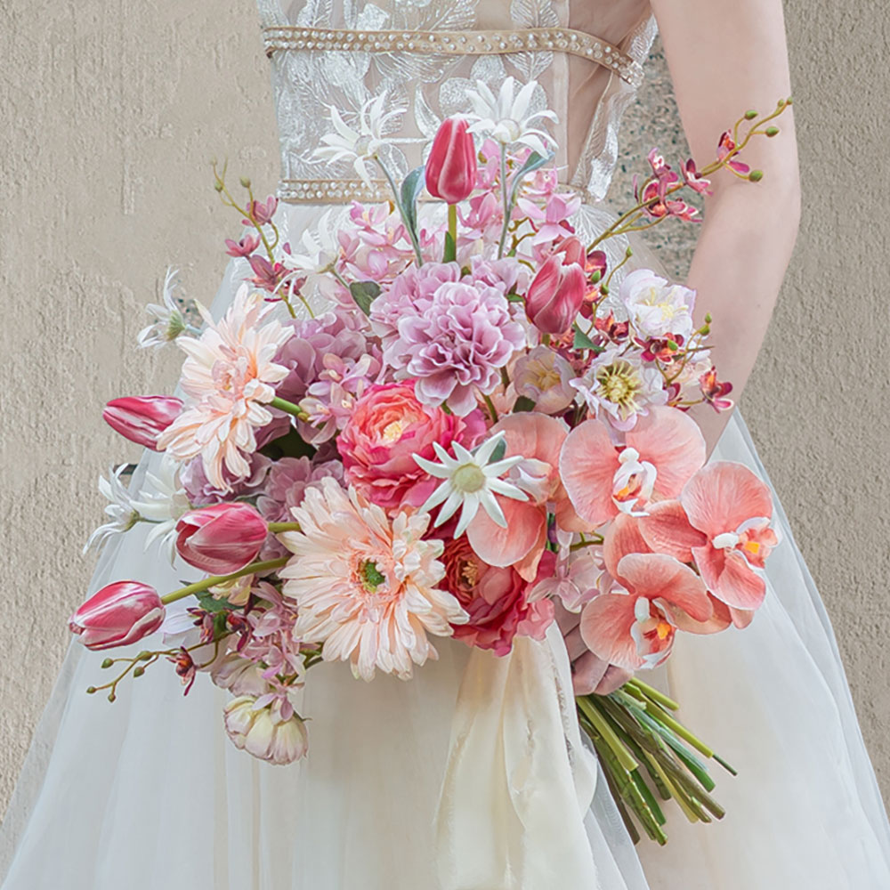 レンタルブーケ「シュクレ・ロゼ」 | 花・花束を贈るフラワーギフト