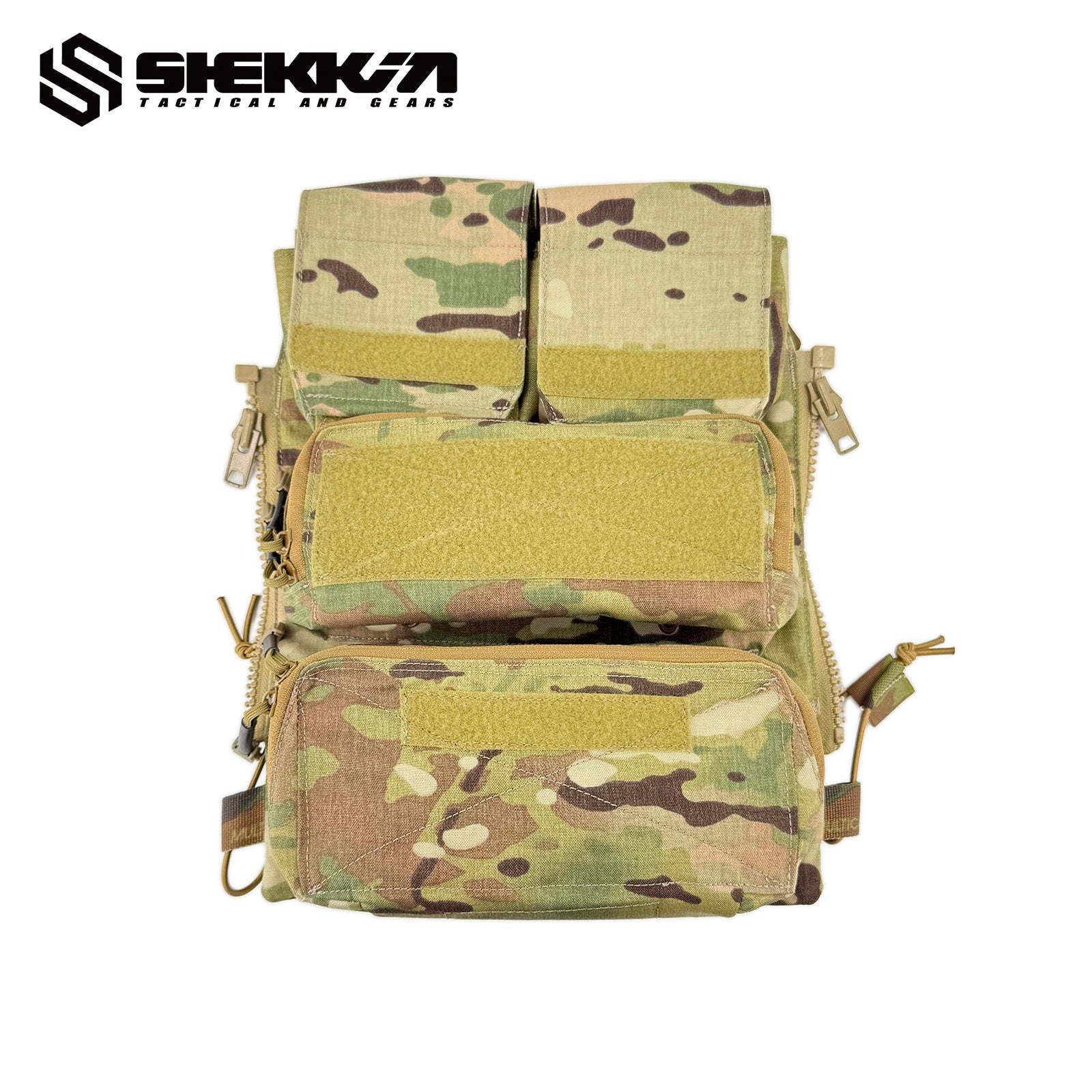Delta Force CAG tactical gears Multicam pouch zip on panel 2.0