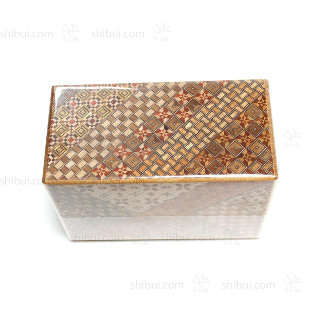 Hakone Marquetry Extra Large Size 54+1 Step Puzzle Box – Shibui