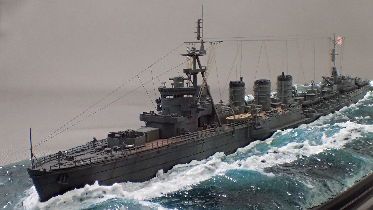 第30作目】軽巡「北上」【1/700・フジミ特-85・ファイブスターEP