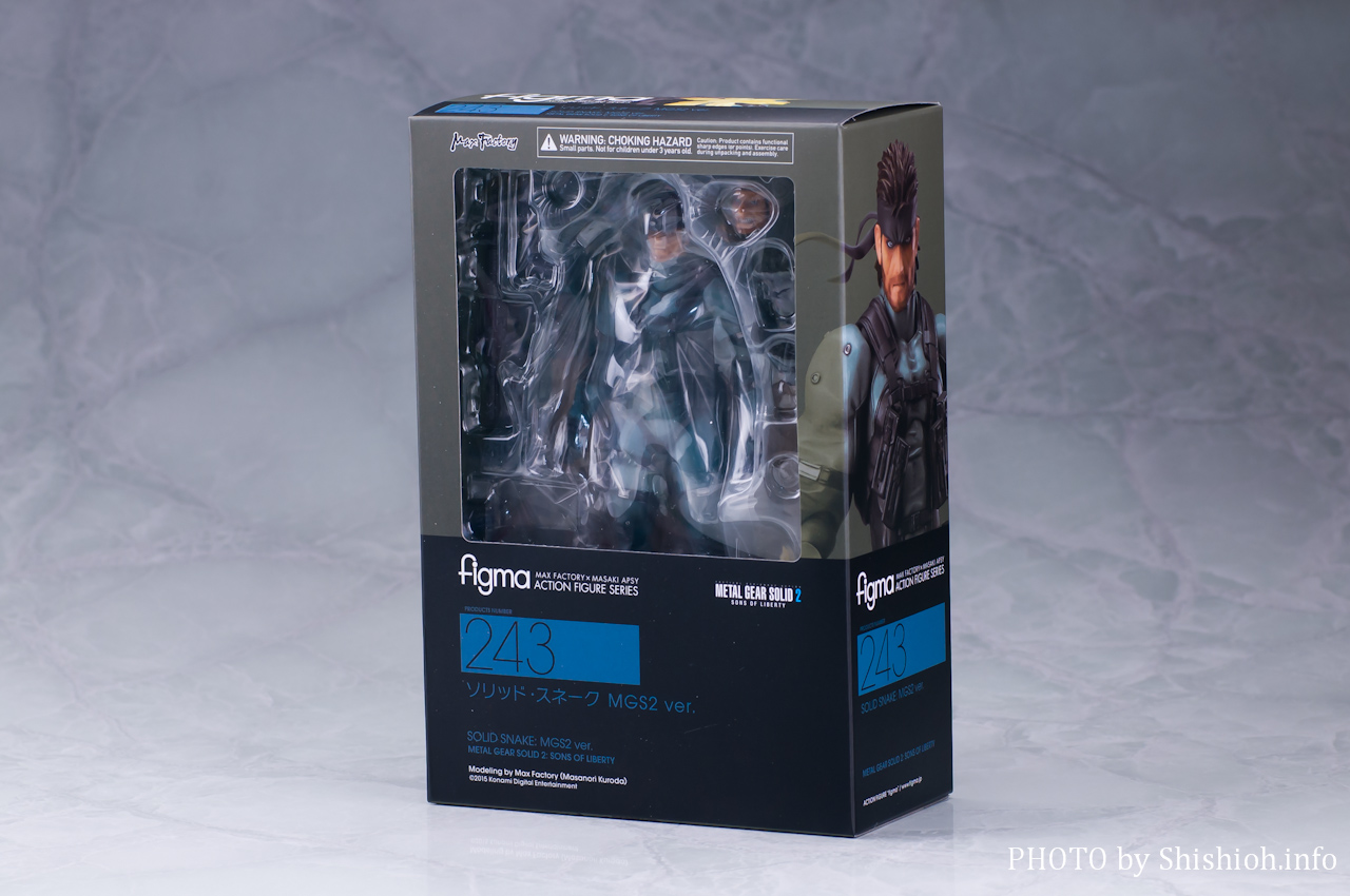 レビュー】 マックスファクトリー figma 243 ソリッド・スネーク MGS2