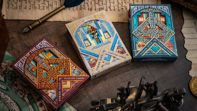 The Eye of the Ocean Playing Cards by Stockholm17 Playing Cards