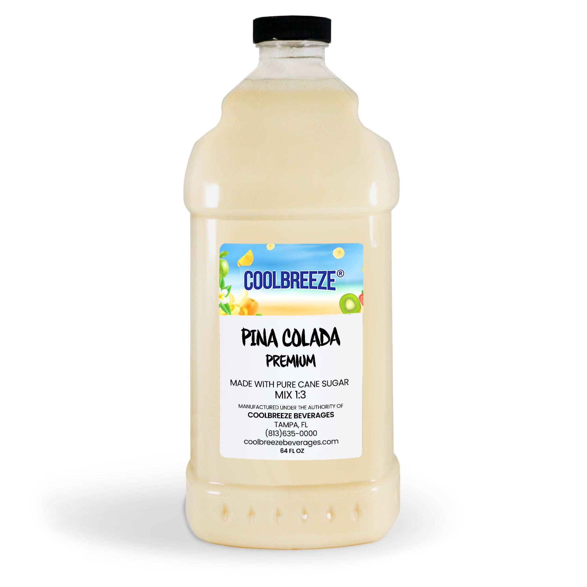 Coolbreeze Premium Piña Colada Frozen Drink Mix (Vegan, GF) 1/2 Gallon