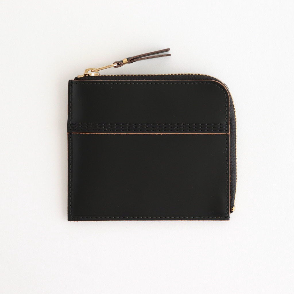 L字型ZIP財布 - TRIPLE STITCH #Black [8Z-S310-051] – ciacura