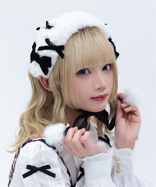 ファーヘッドドレス | axes femme online shop