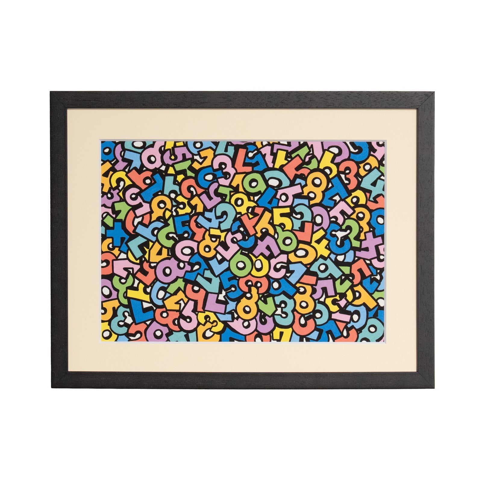 齋藤早夏 「カラフルで溢れた世界」 複製版画作品（ジグレー版画