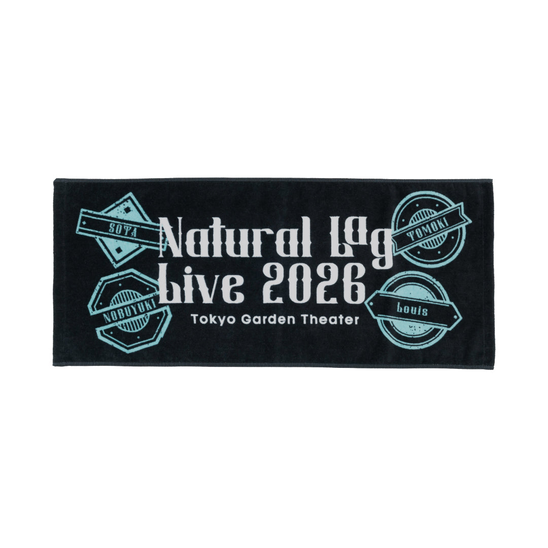 フェイスタオル_ブラック【Natural Lag Live 2026】 – Da-iCE OFFICIAL