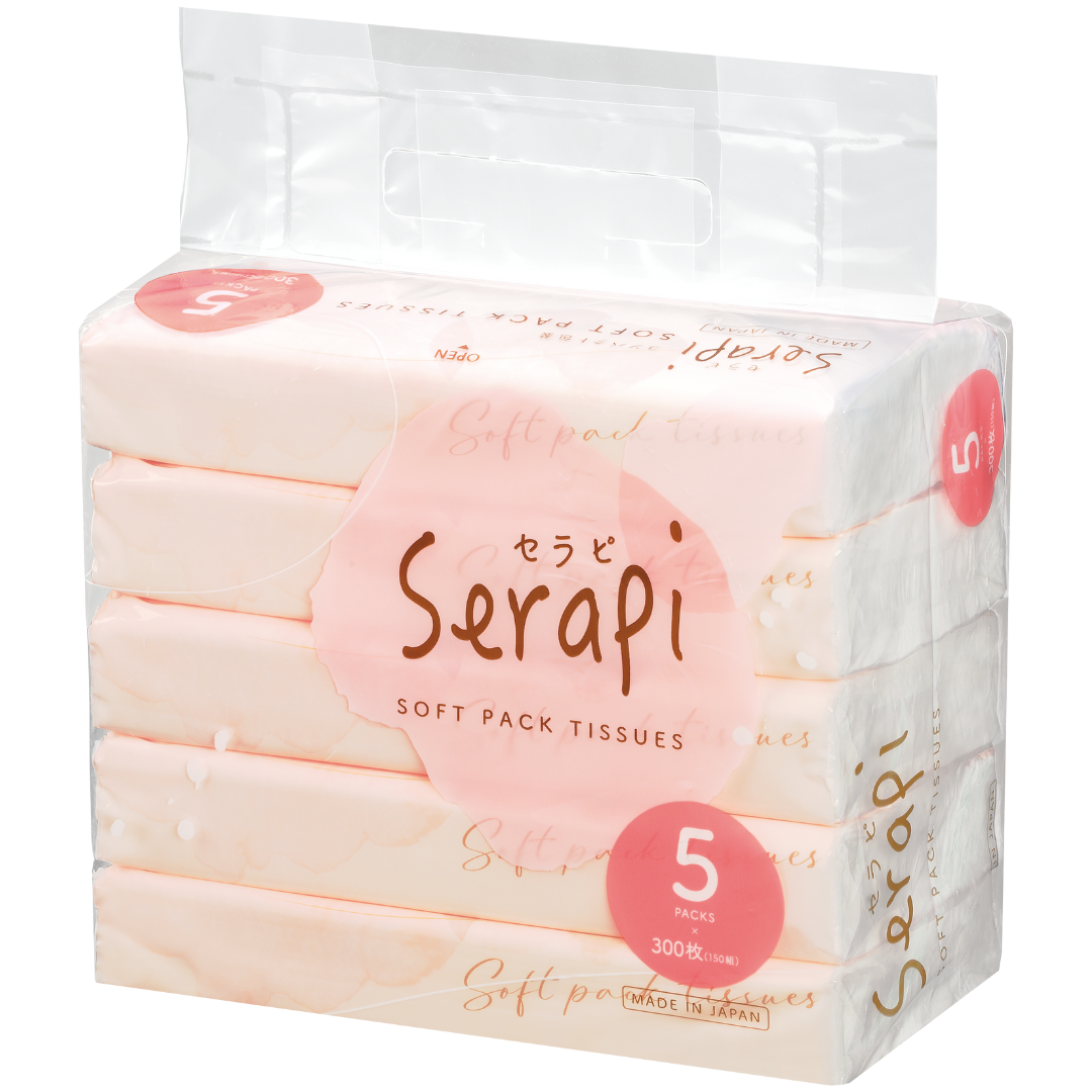 セラピ ソフトパックティシュー150W5組(24パック入) – エルモア
