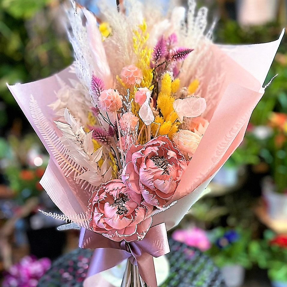 色選択可】季節のドライフラワースワッグ Lサイズ