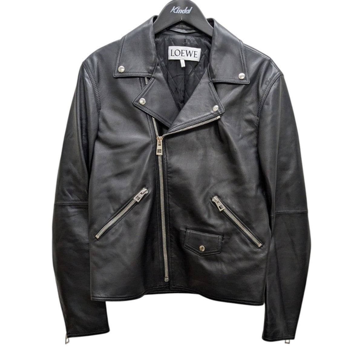 LOEWE(ロエベ) LEATHER BIKER JACKET ライダースジャケット H526Y19L67