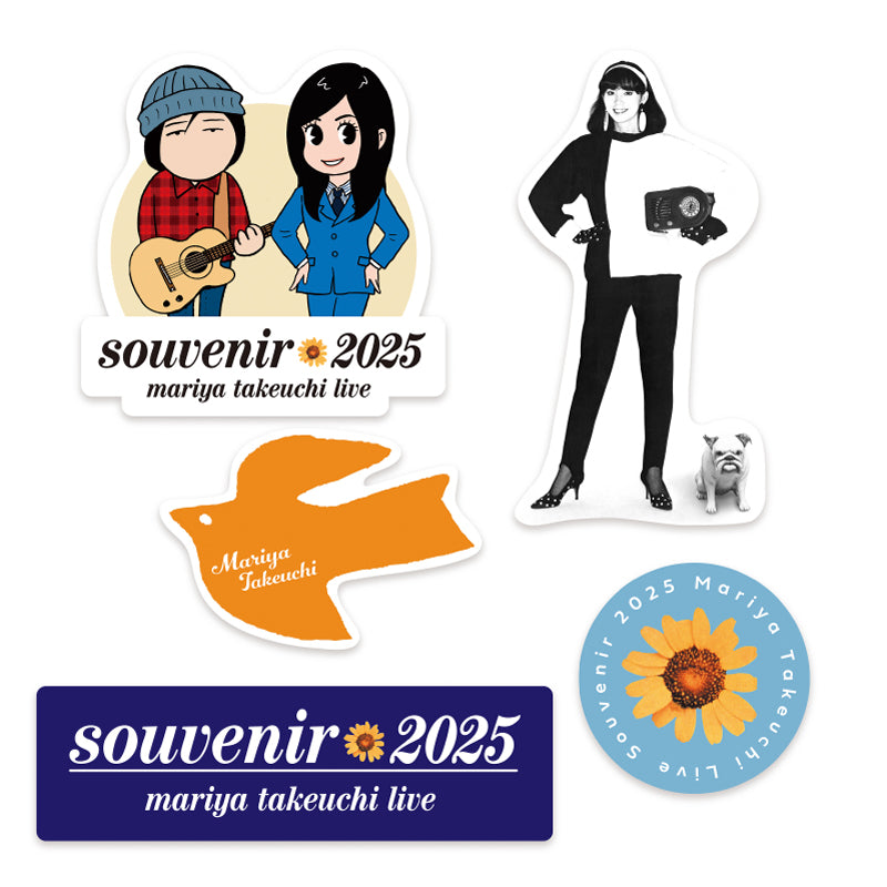 ステッカーセット – 竹内まりや ONLINE SHOP