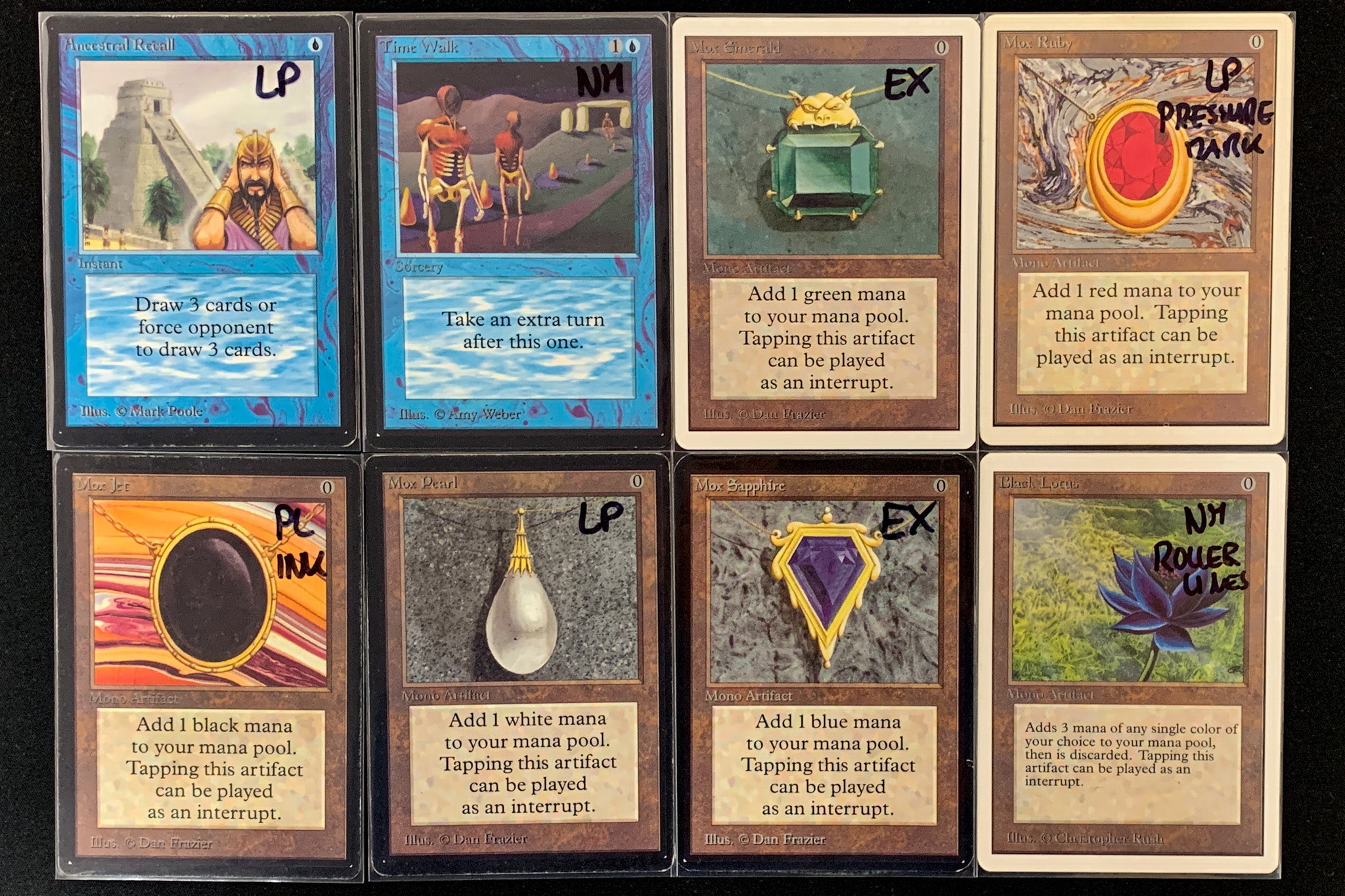 New Arrivals: NM Black Lotus, Alpha Mox, Rush Signed Cards and FBB