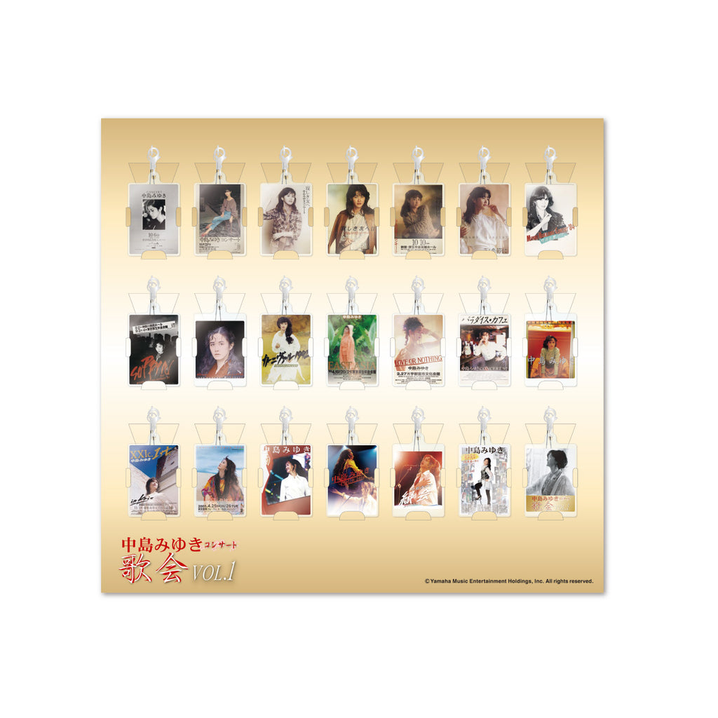 歌会VOL.1」歴代ツアーポスター アクリルチャームガチャ 全部セット