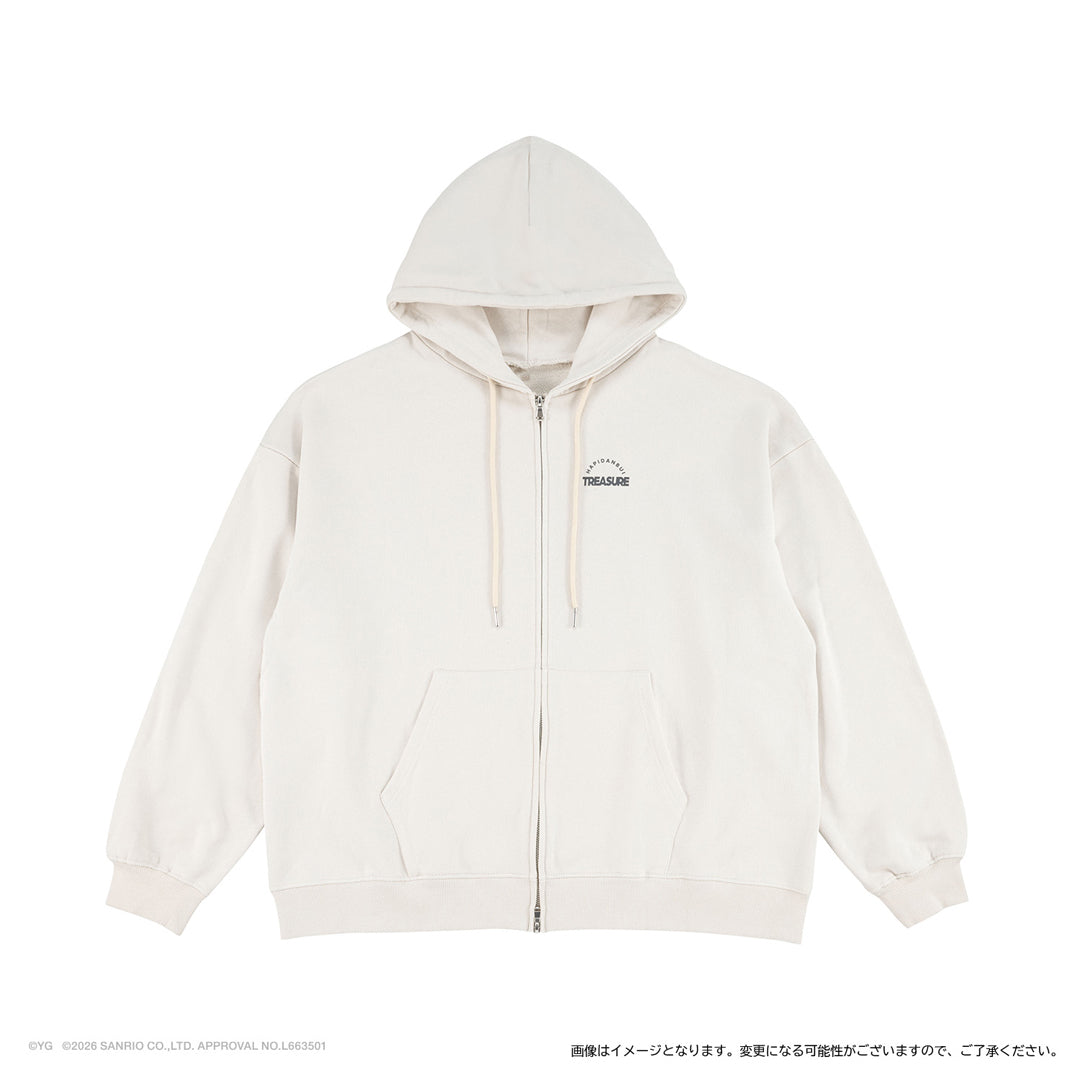 専用）TREASURE PULSE ON ジップアップ フーディー L ジップアップ