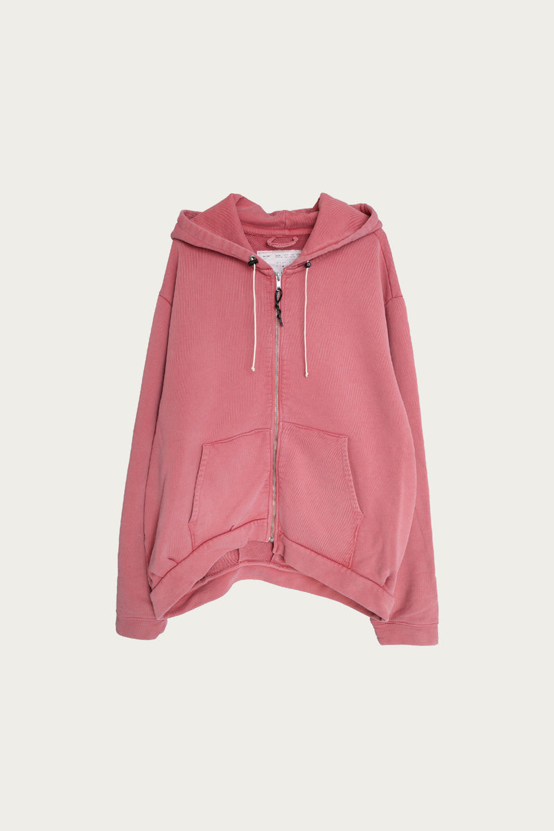 Camiel Fortgens Zip Hoodie | Coral Old Dye| Canoe Club