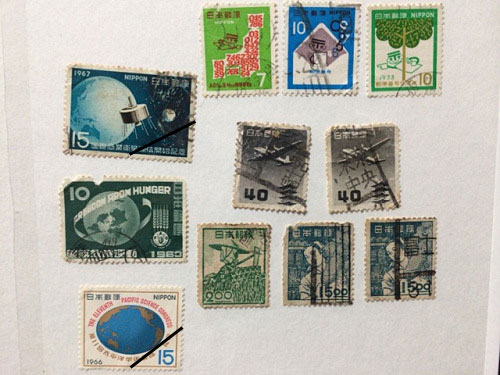 古い切手アルバムから「奈良柄切手」を探してみました (by 奈良に住ん