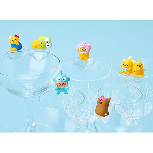 Gudetama - Hello Kitty - Gudetama X Sanrio Character Fuchi Mascot