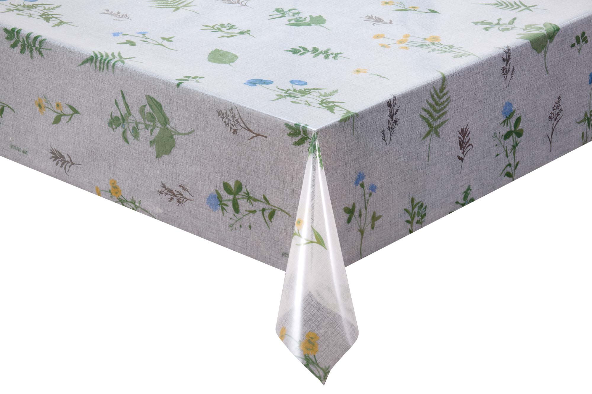 テーブルクロス ボタニカル ブルー （幅 約120cm×長さ10cm
