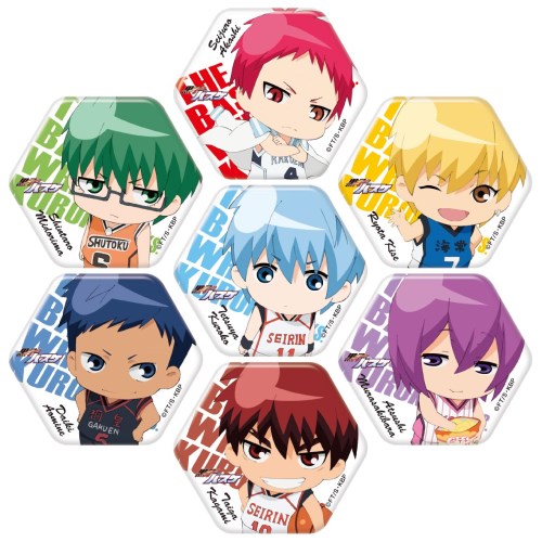 黒子のバスケ 青峰大輝 キャラポップストア 缶バッジ 123 黒子のバスケ