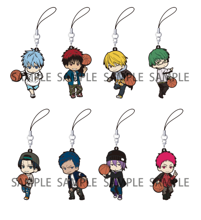 ムービック：ラバーストラップコレクションが登場！ グッズ 黒子の