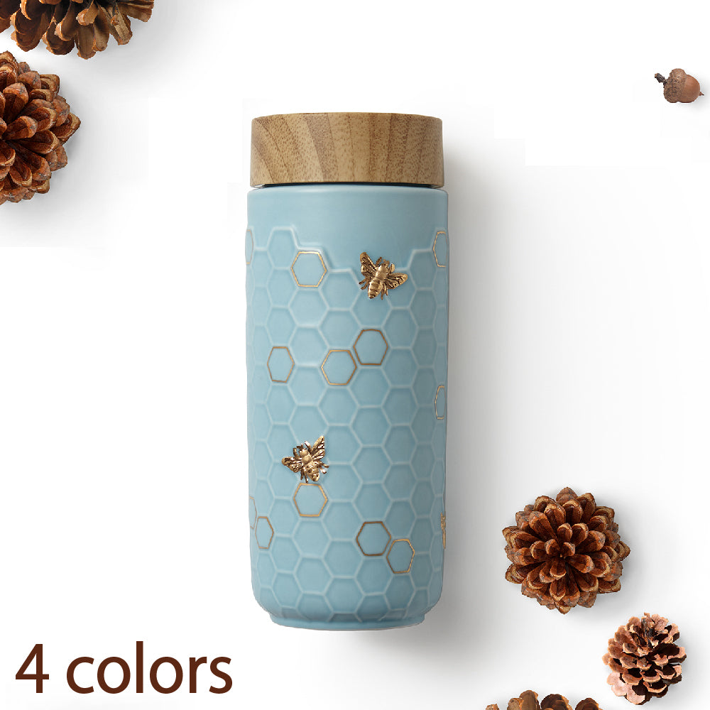 ACERA セラミック水筒 350ml 大豊収シリーズ マグボトル 保温保冷 真空