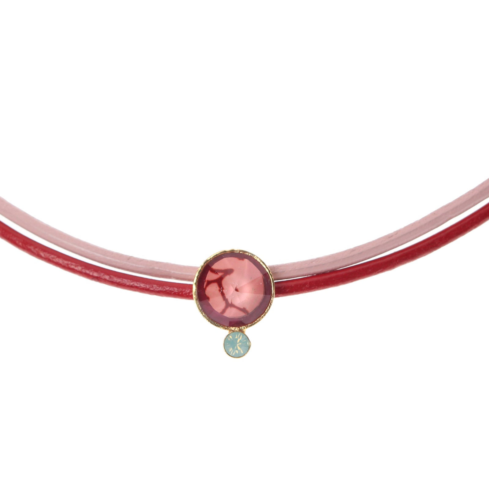 チョーカー 革紐 赤 ピンク 珊瑚 – TAMARUSAN