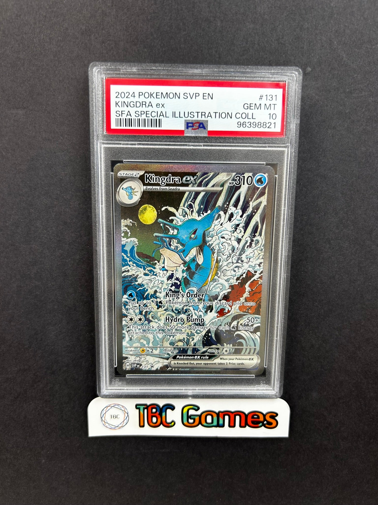Kingdra ex SVP 131 Promo PSA 10 – TBC Games
