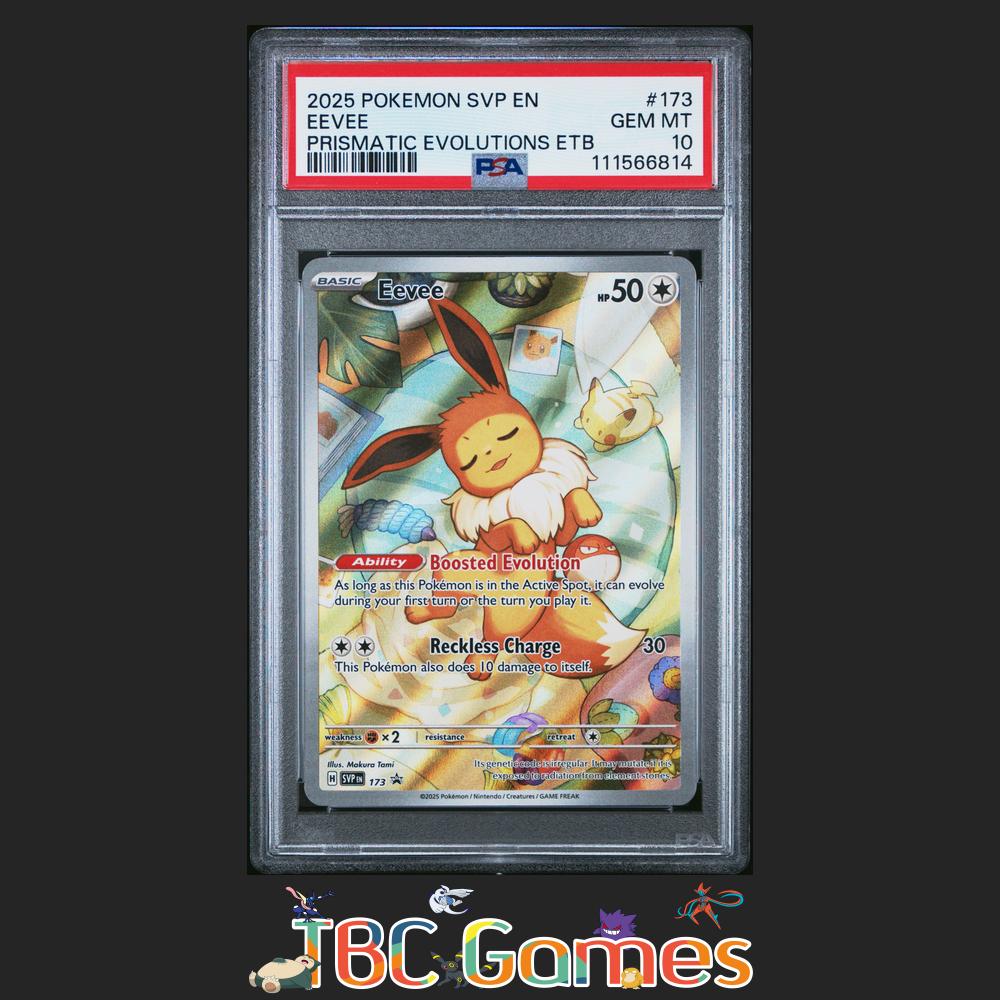 Eevee SV Black Star Promo #173 Prismatic Evolutions ETB PSA 10