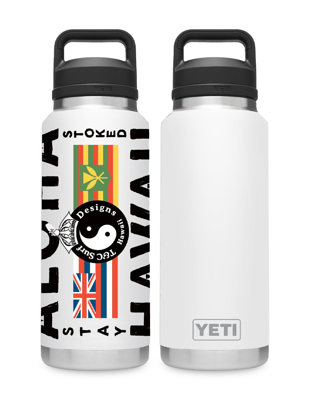 T&C Surf 36 oz Aloha Nation Yeti Bottle with Chug Cap – T&C Surf