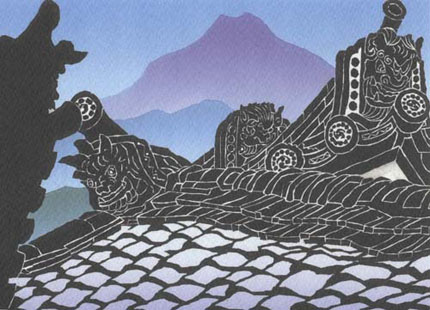 寺司勝次郎の木版画 作品紹介－2｜屋根の版画家 寺司勝次郎